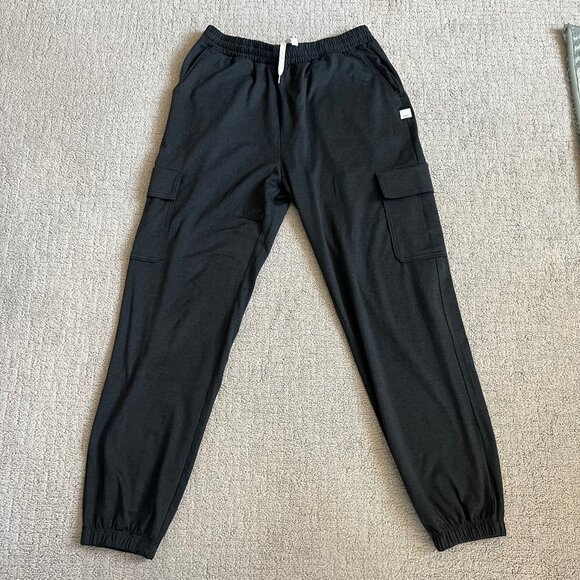 Vuori Black Jogger Track Pants with Elastic Waistband - Picture 2 of 8